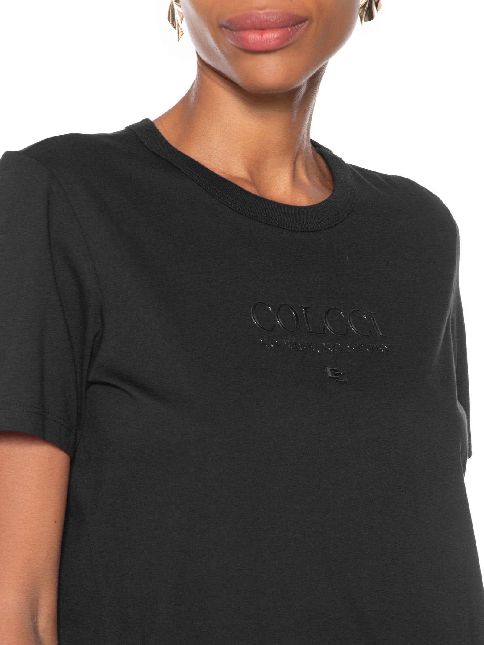 Camiseta Feminina Preto Colcci