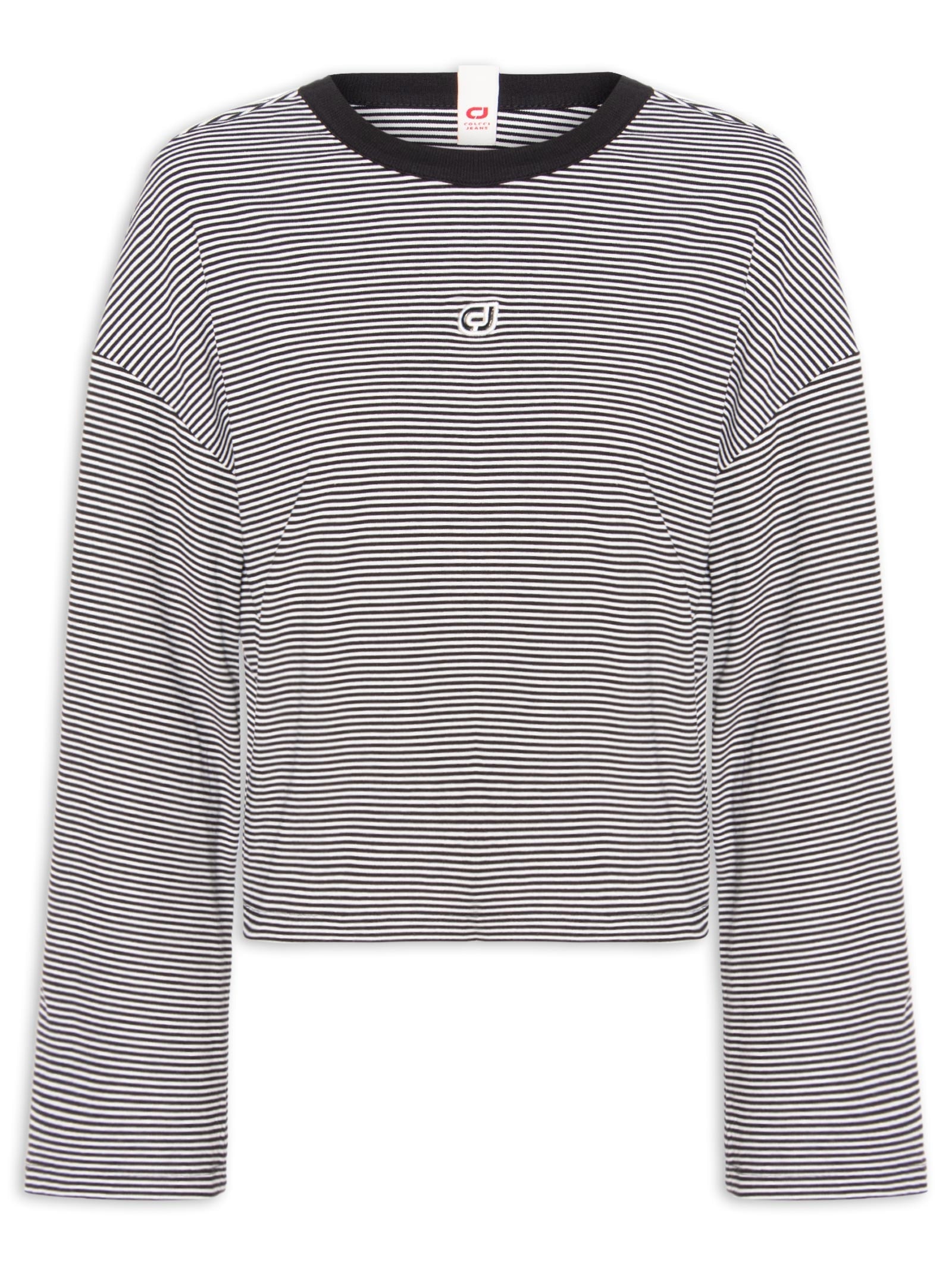 Camiseta Feminina Preto Colcci Jeans