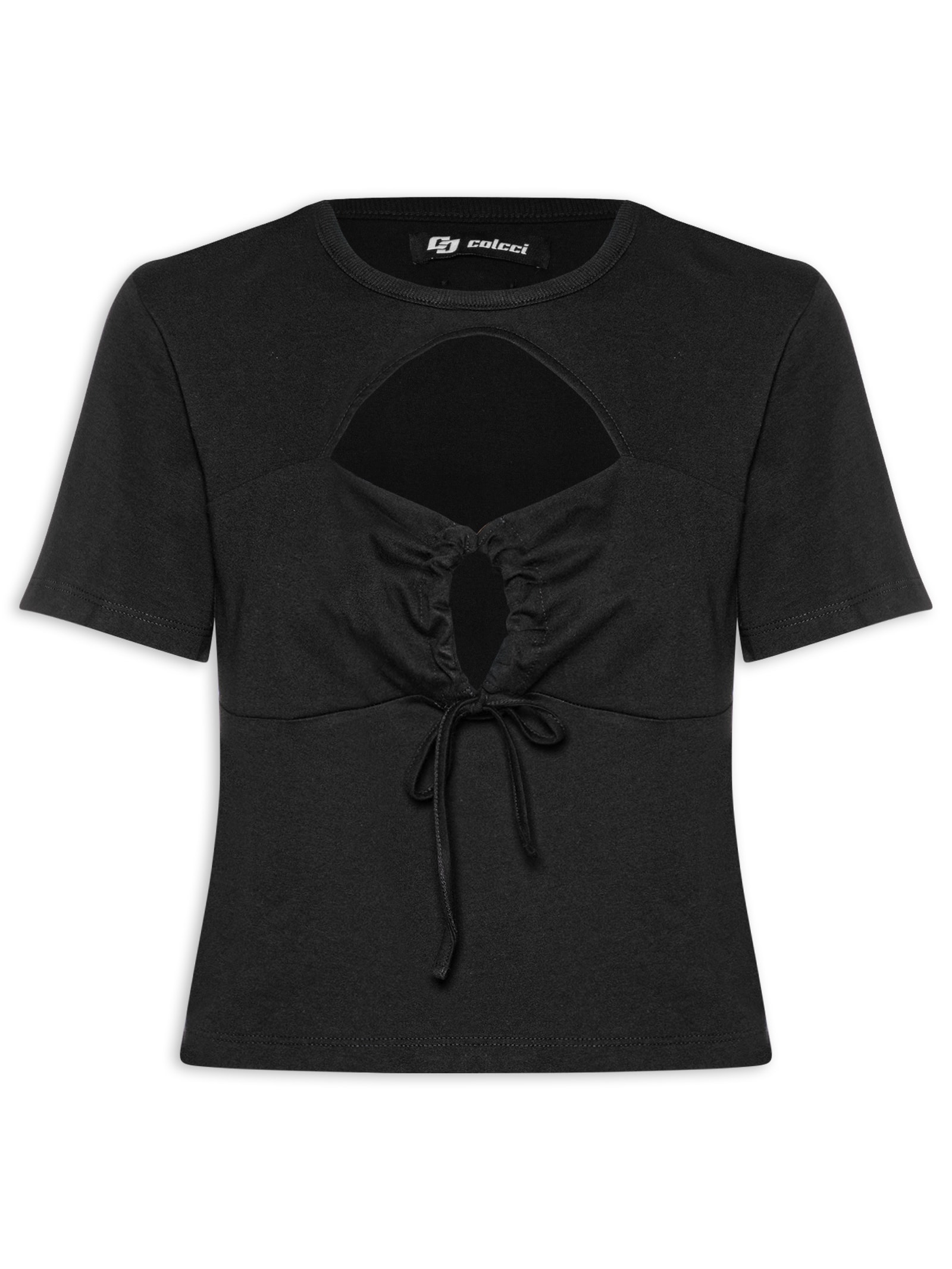 Camiseta Feminina Preto Colcci