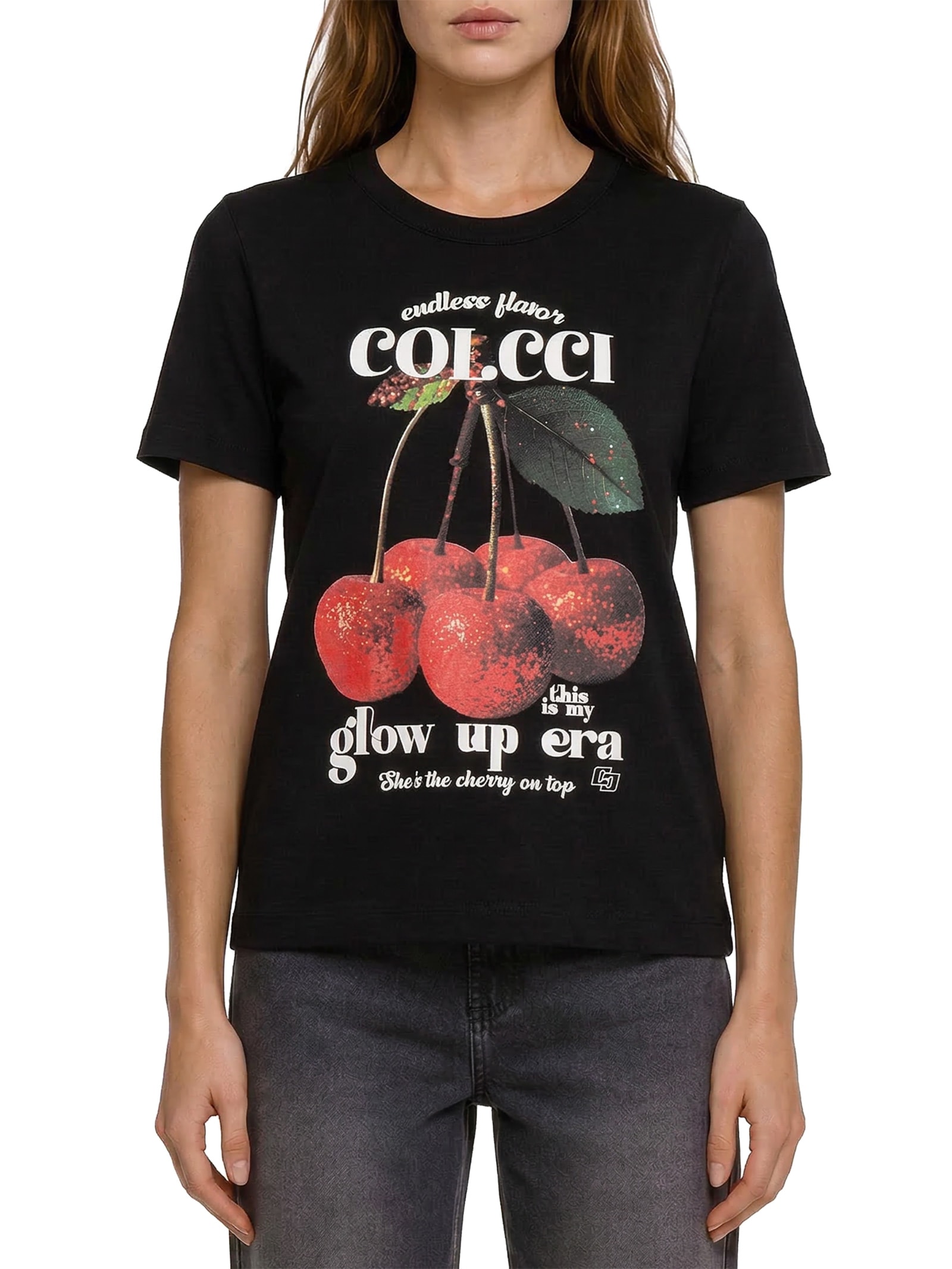 Camiseta Feminina Preto Colcci