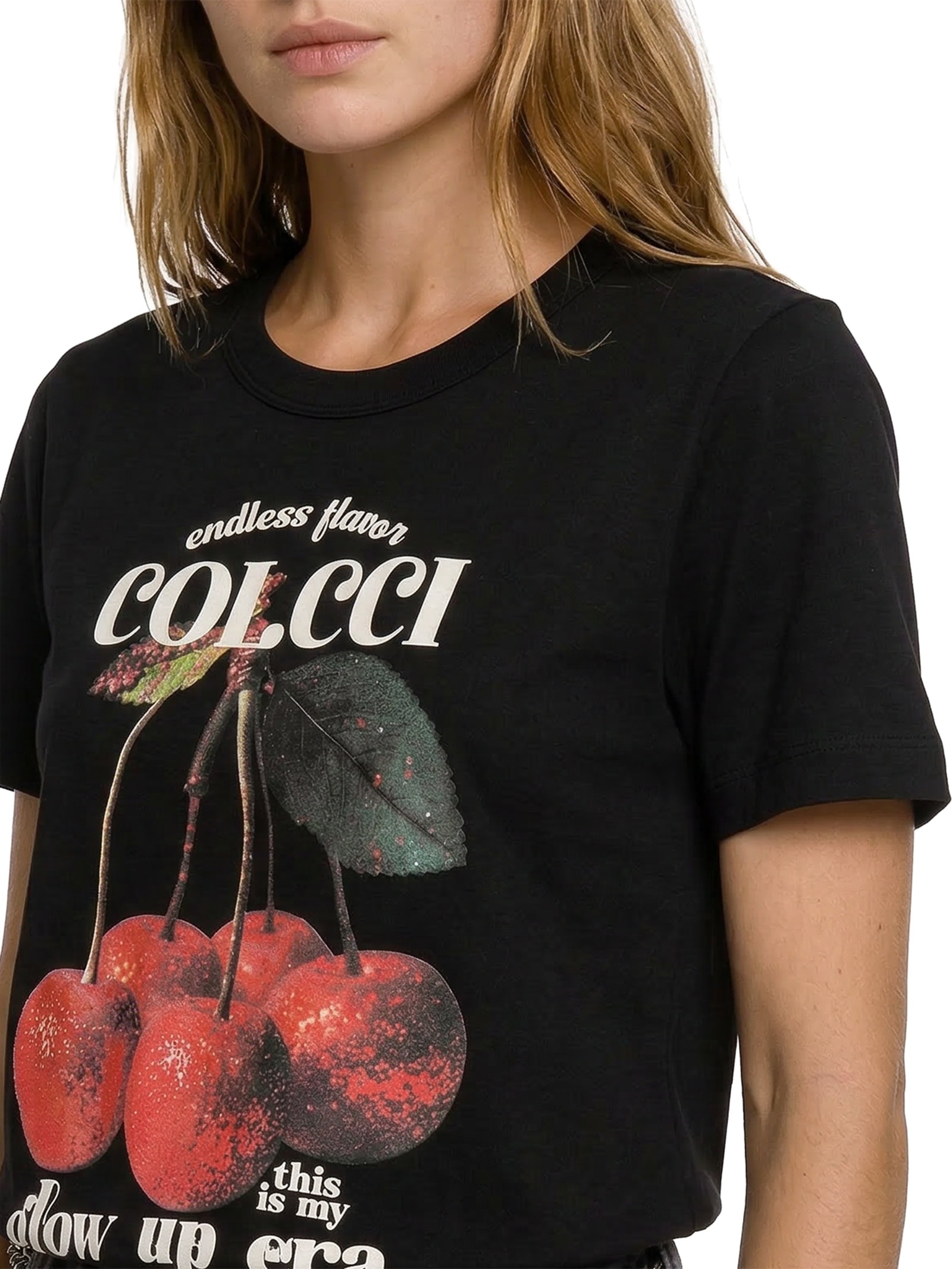 Camiseta Feminina Preto Colcci