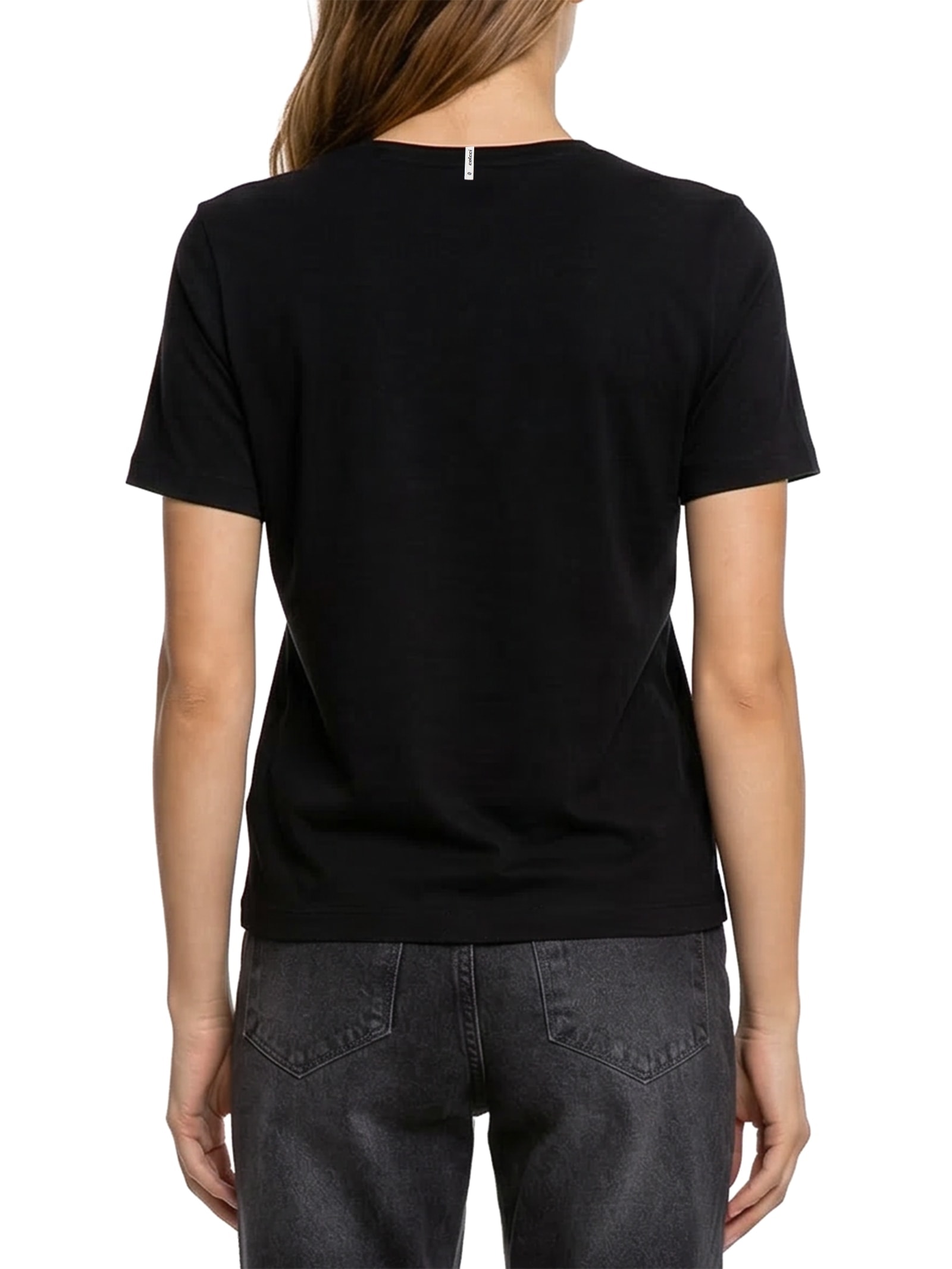 Camiseta Feminina Preto Colcci