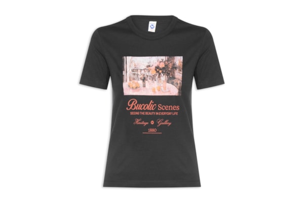 Camiseta Feminina - Preto