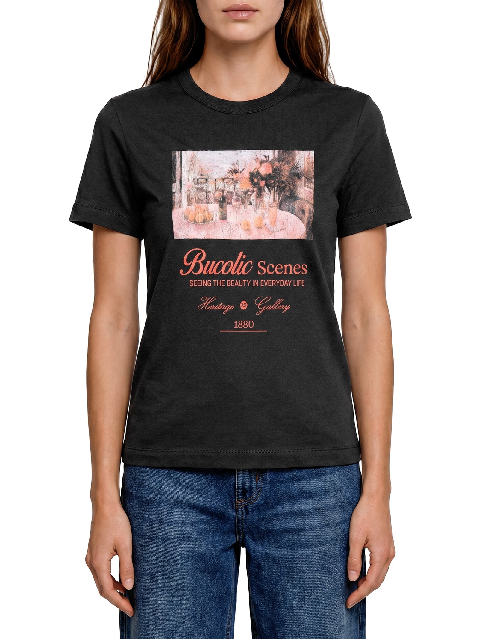 Camiseta Feminina Preto Hering
