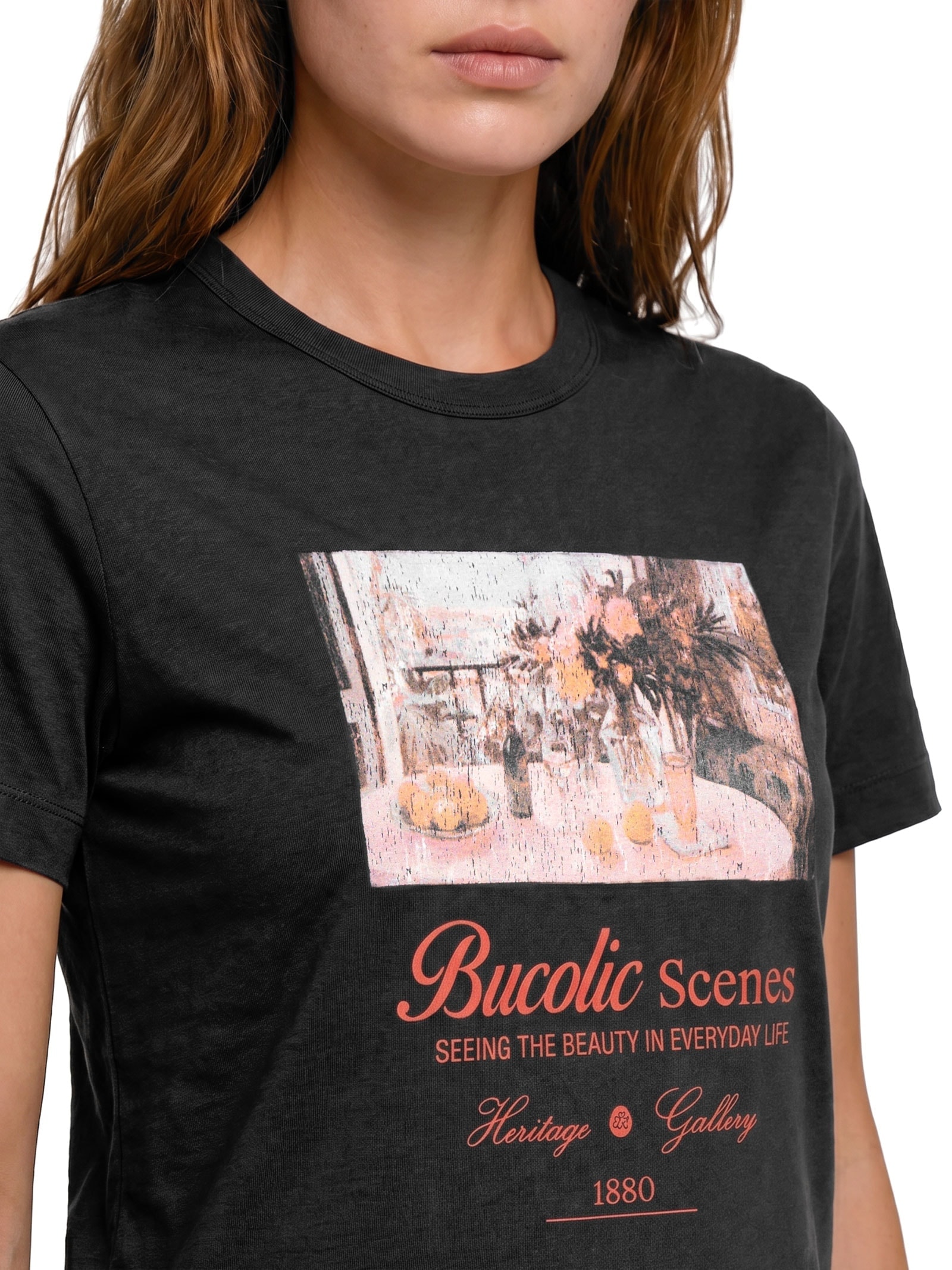 Camiseta Feminina Preto Hering