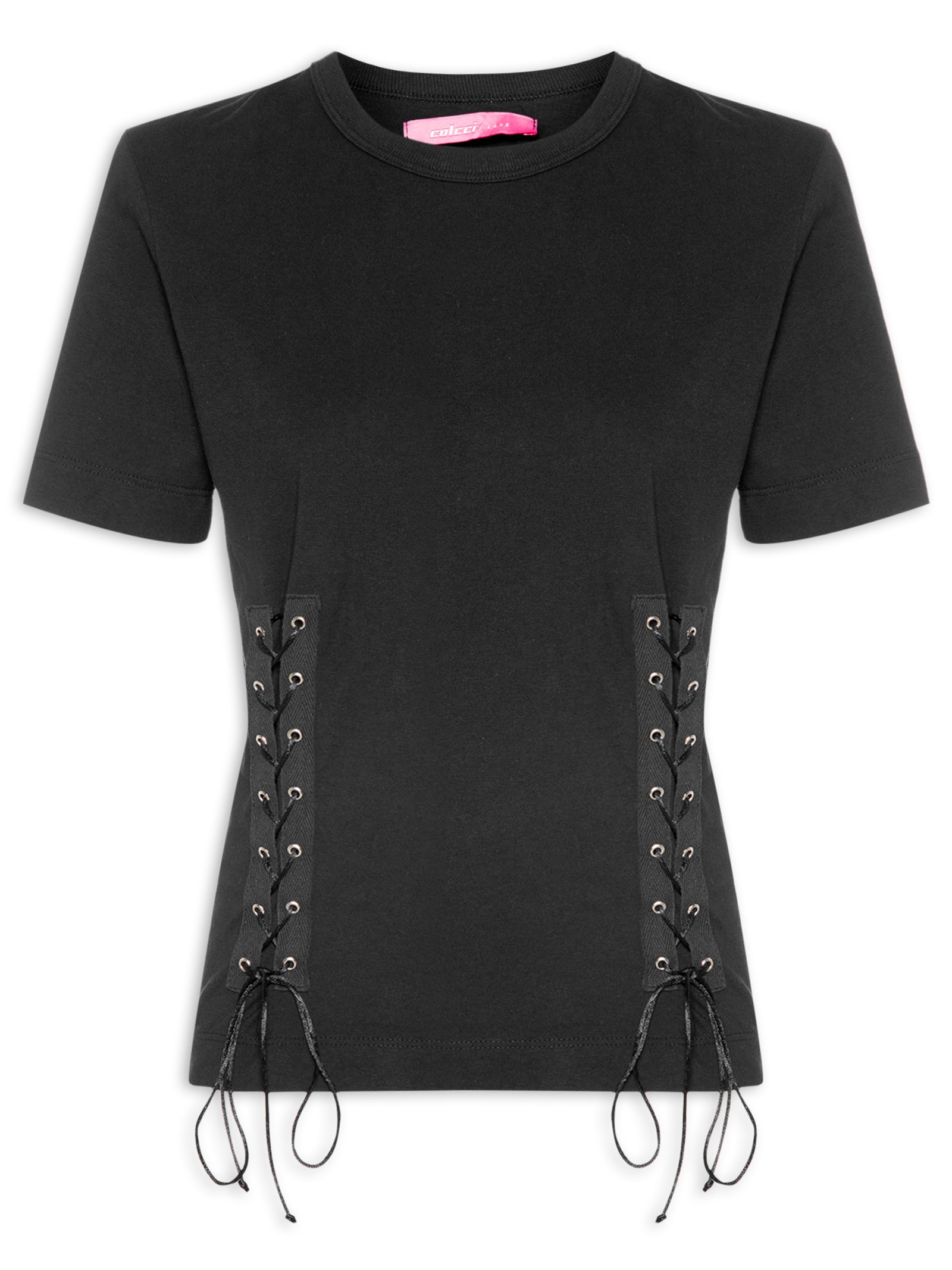 Camiseta Feminina Preto Colcci