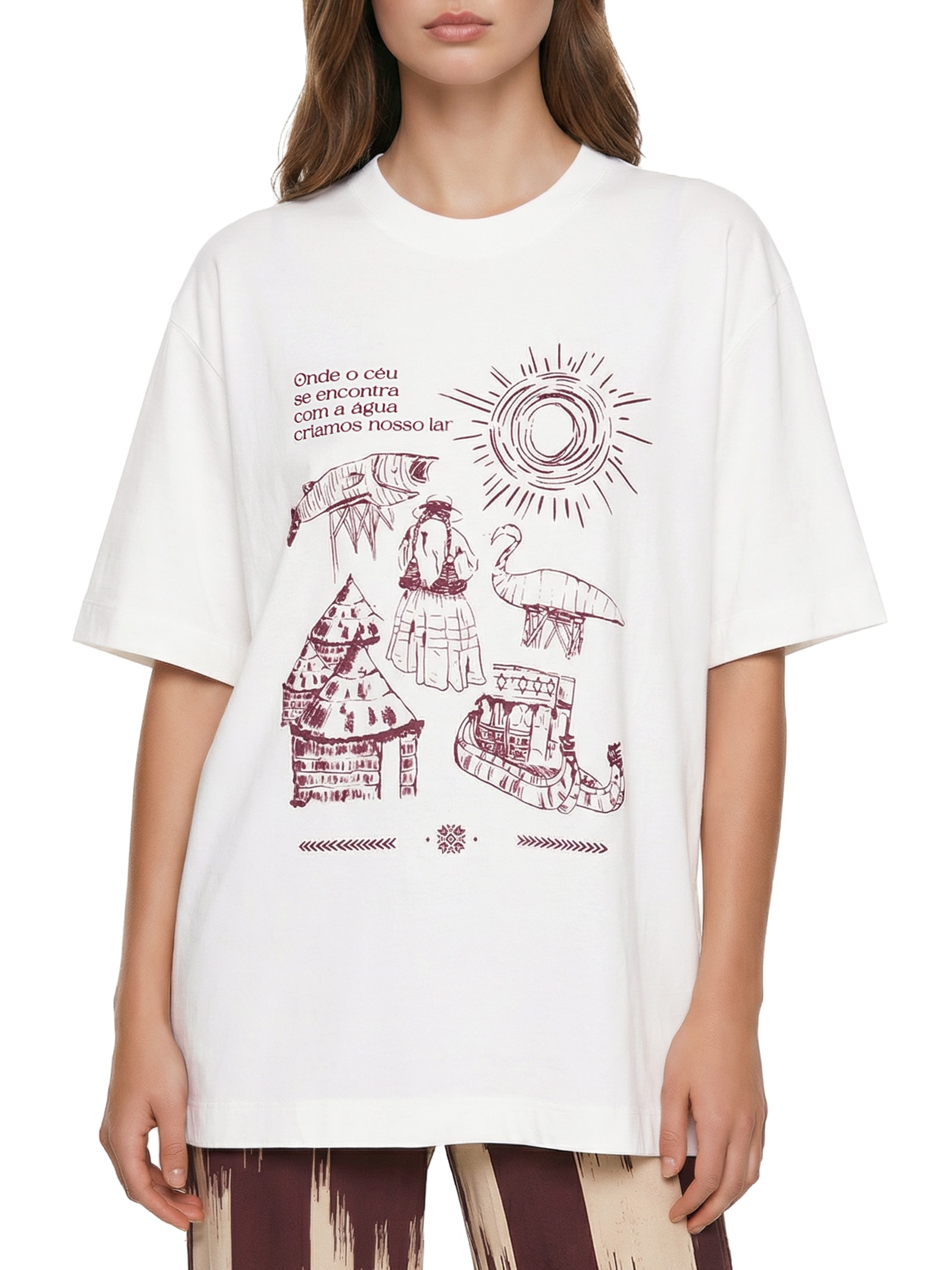 Camiseta Feminina Puna Branco Cacay