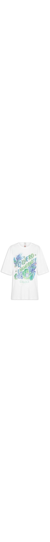 Camiseta Feminina Quiero Enamorar Te - Branco