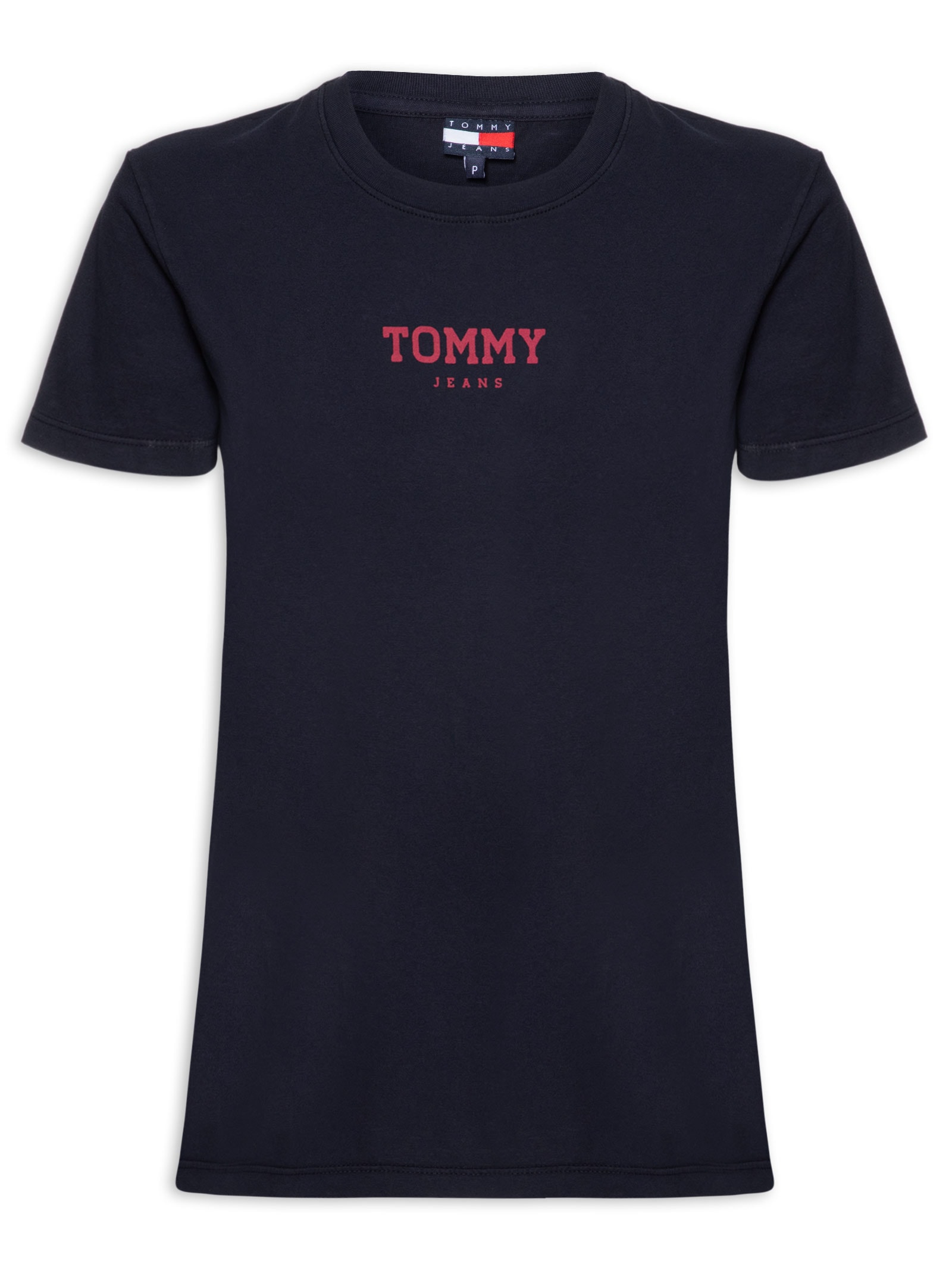 Camiseta Feminina Reg Essential Logo 2 Tee  – Azul Tommy Jeans