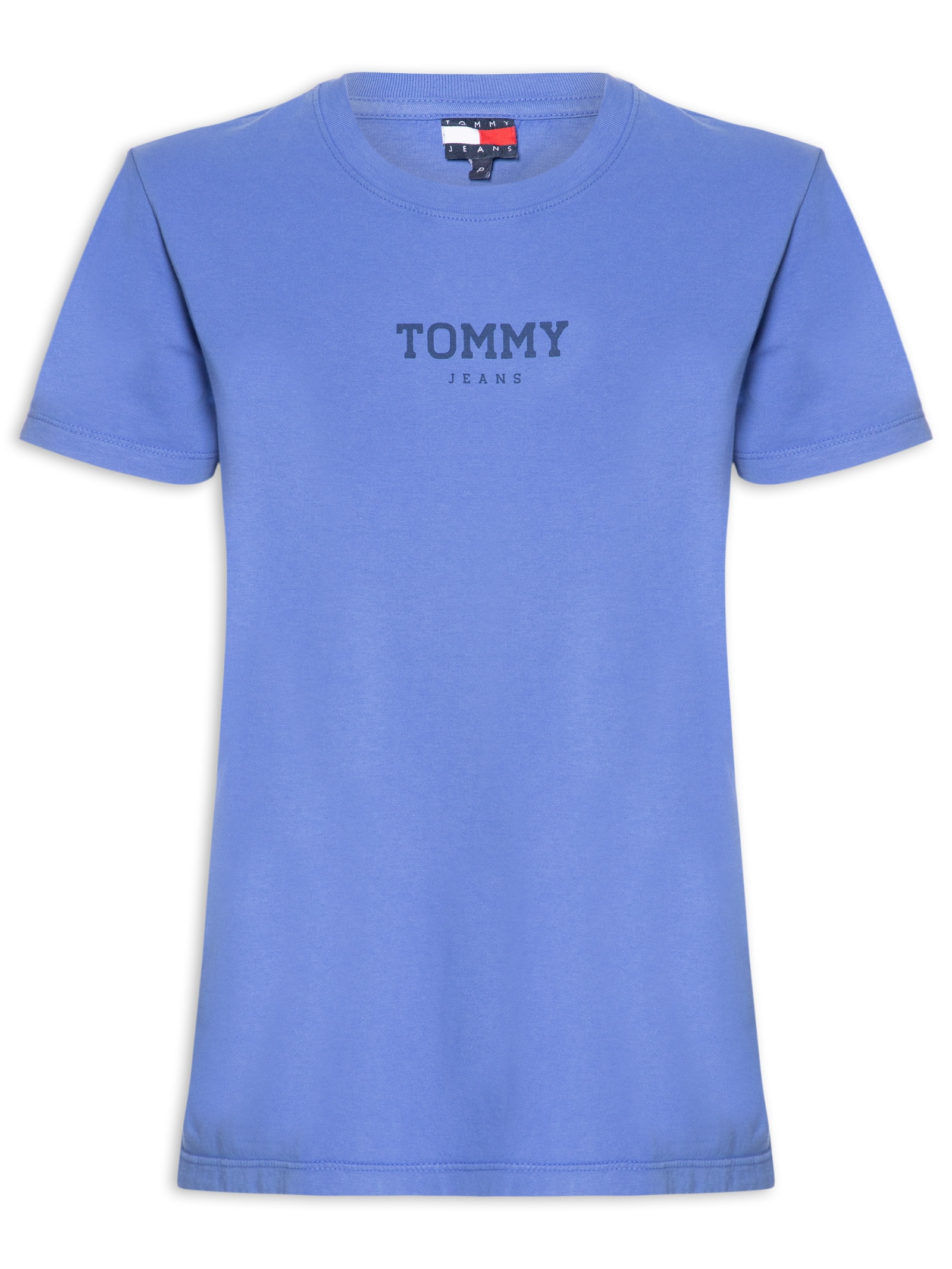 Camiseta Feminina Reg Essential Logo 2 Tee  – Azul Tommy Jeans