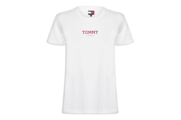 Camiseta Feminina Reg Essential Logo 2 Tee  – Branco