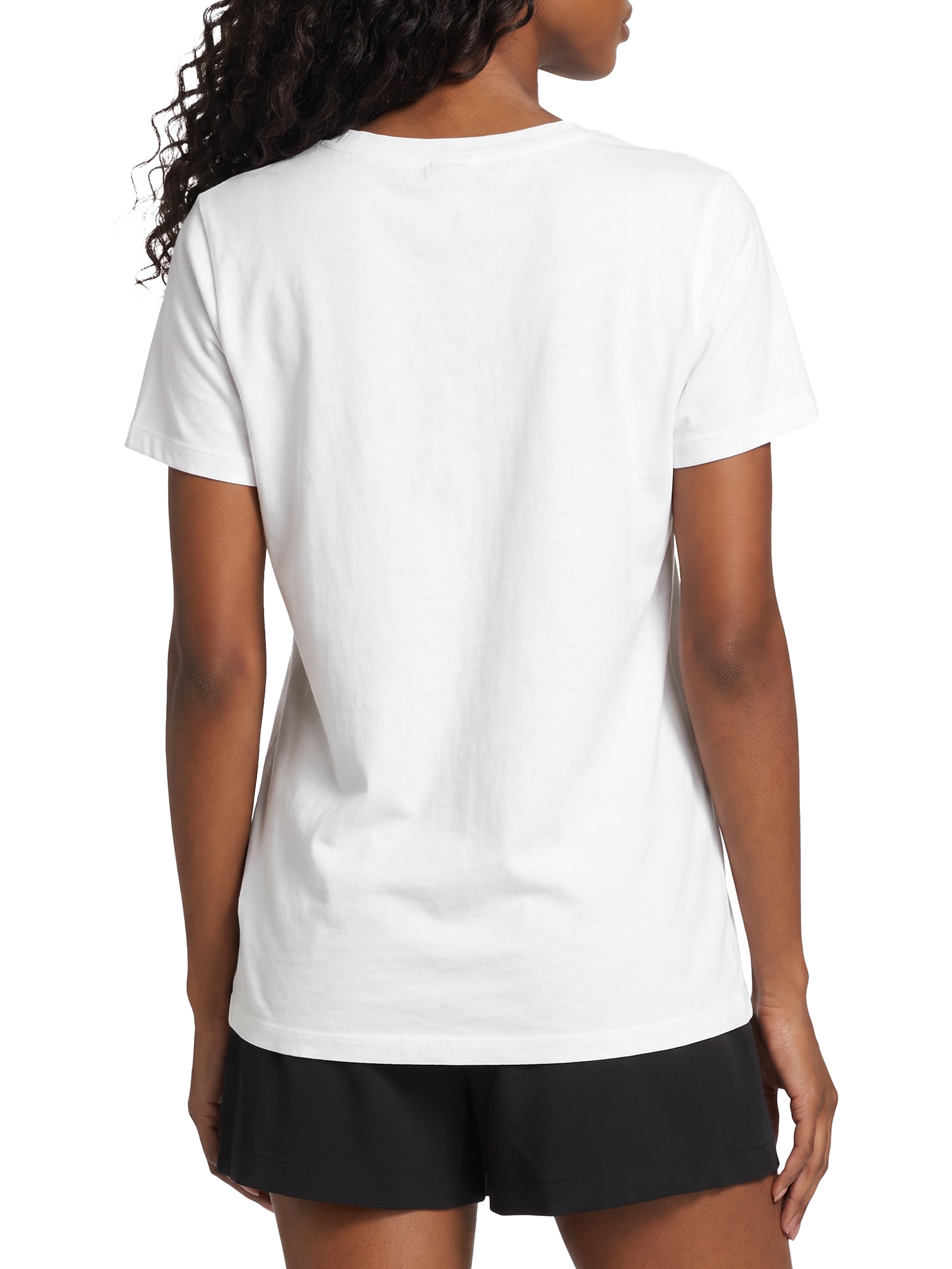 Camiseta Feminina Reg Essential Logo 2 Tee  – Branco Tommy Jeans