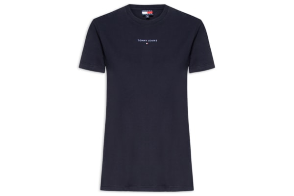 Camiseta Feminina Reg Linear SS Tee – Azul