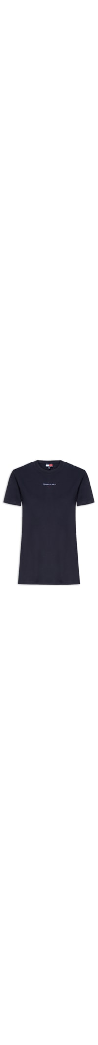 Camiseta Feminina Reg Linear SS Tee – Azul