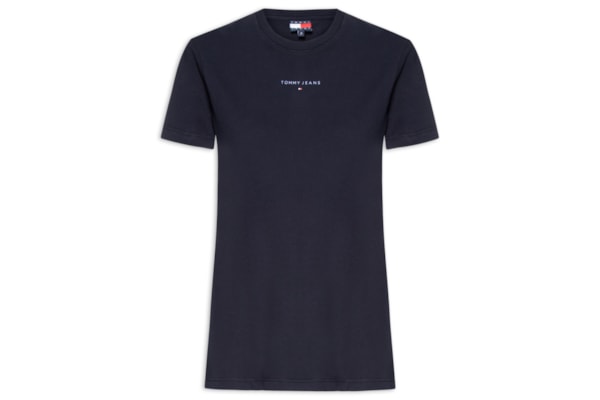 Camiseta Feminina Reg Linear SS Tee – Azul
