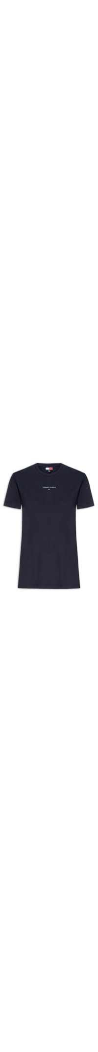 Camiseta Feminina Reg Linear SS Tee – Azul