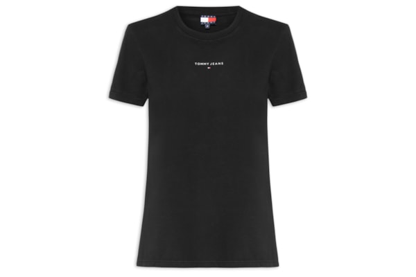 Camiseta Feminina Reg Linear SS Tee – Preto