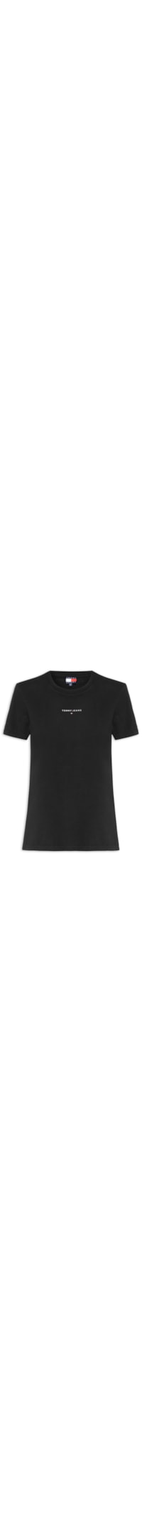 Camiseta Feminina Reg Linear SS Tee – Preto