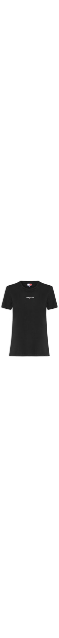 Camiseta Feminina Reg Linear SS Tee – Preto