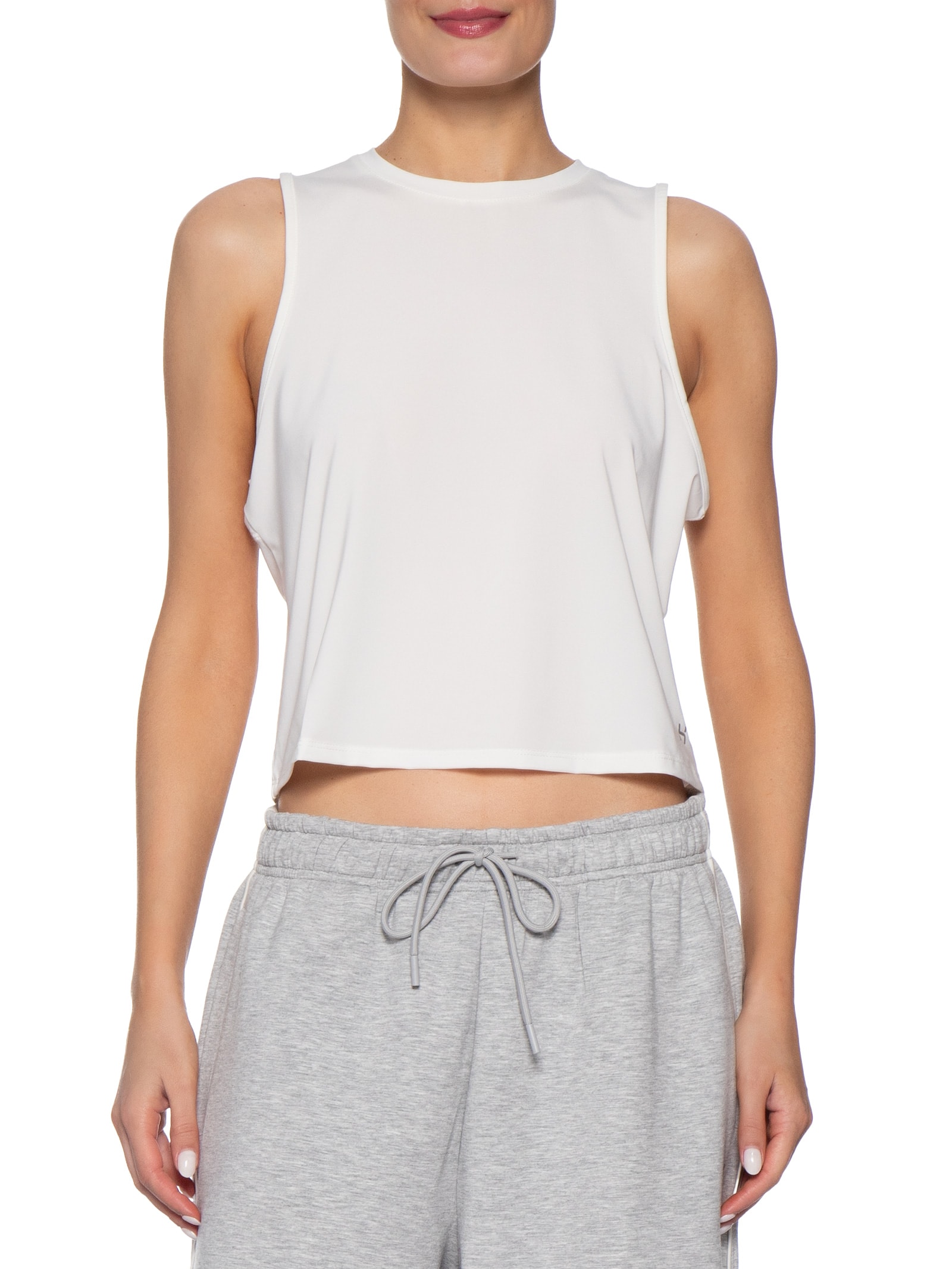 Camiseta Feminina Regata Branco Hering Sports