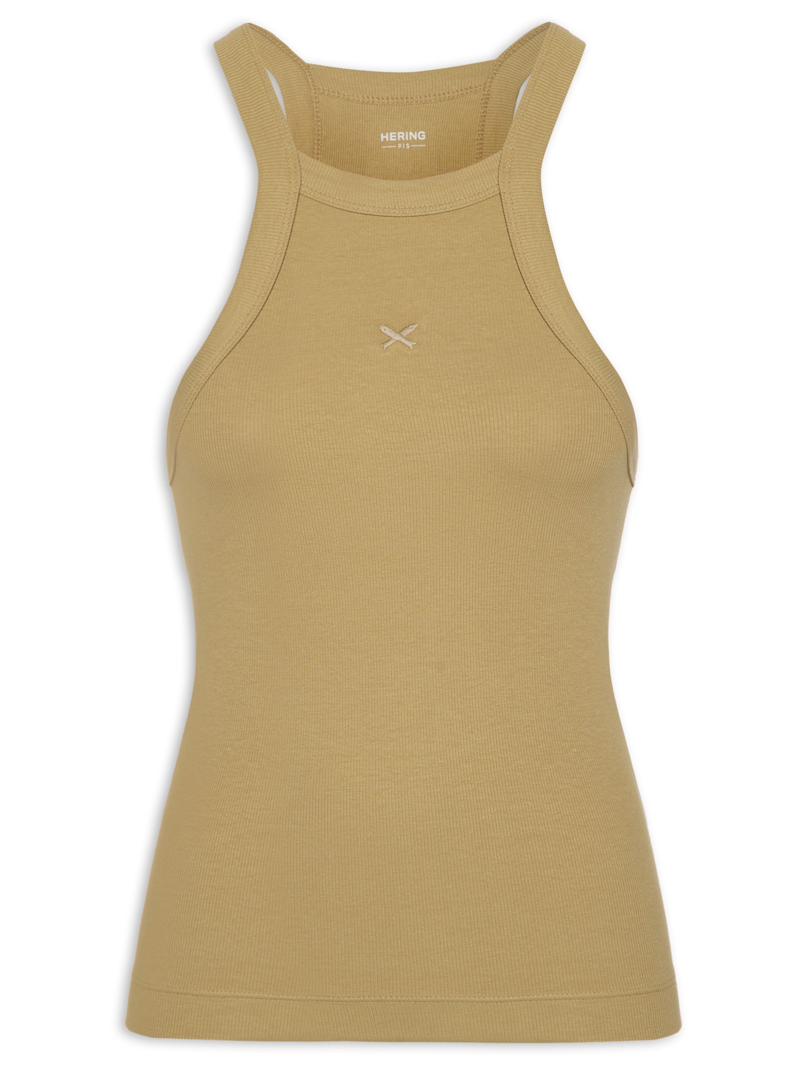 Camiseta Feminina Regata Marrom Hering