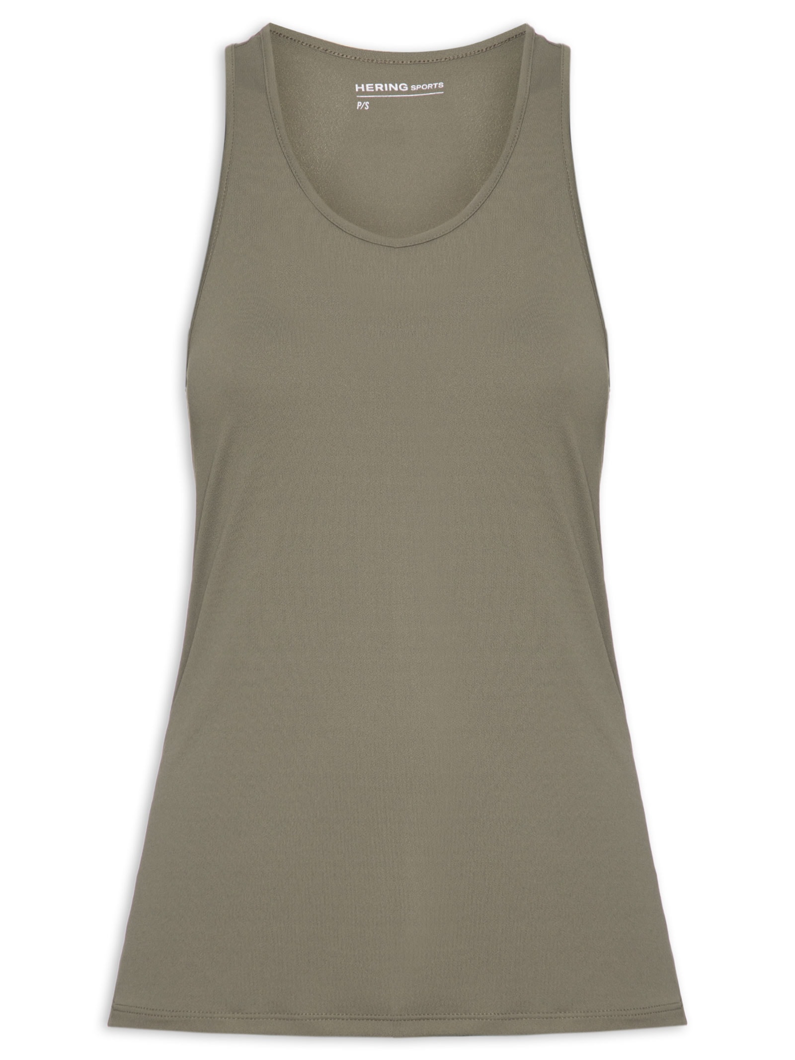 Camiseta Feminina Regata Marrom Hering Sports
