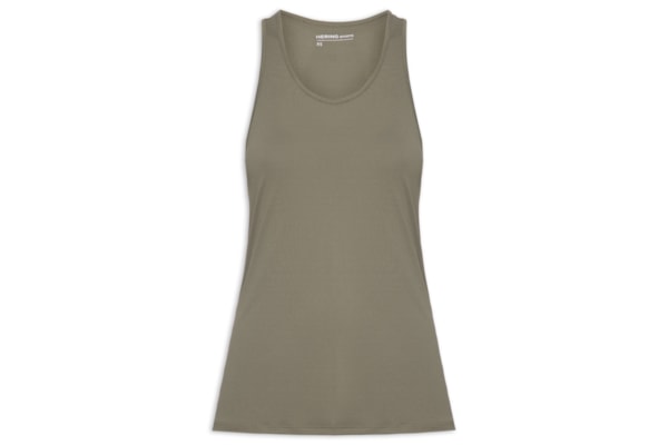 Camiseta Feminina Regata - Marrom