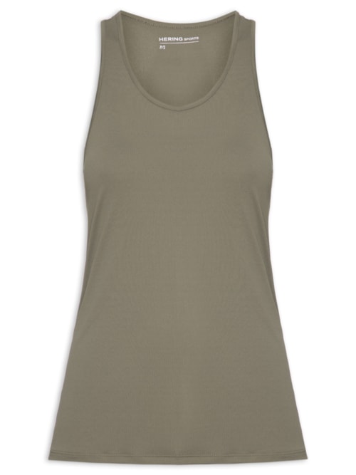 Camiseta Feminina Regata - Marrom