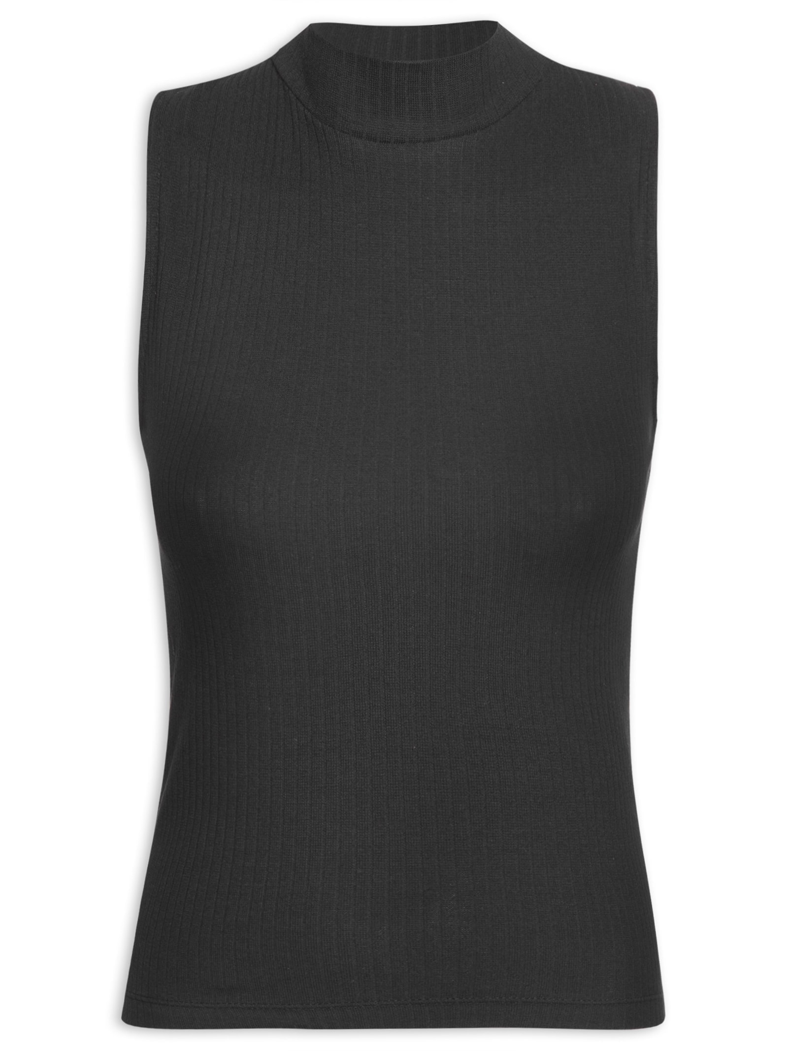 Camiseta Feminina Regata Preto Hering