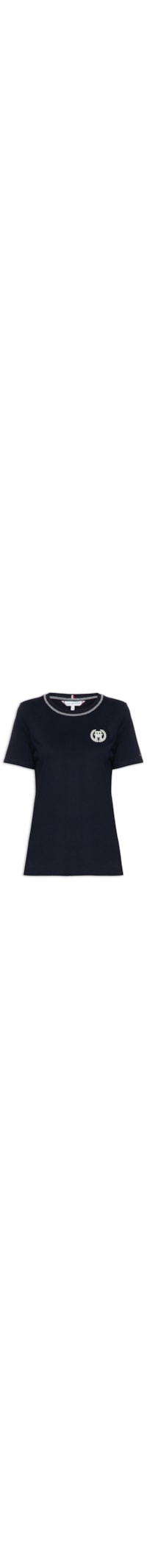 Camiseta Feminina Regular Laurel - Azul