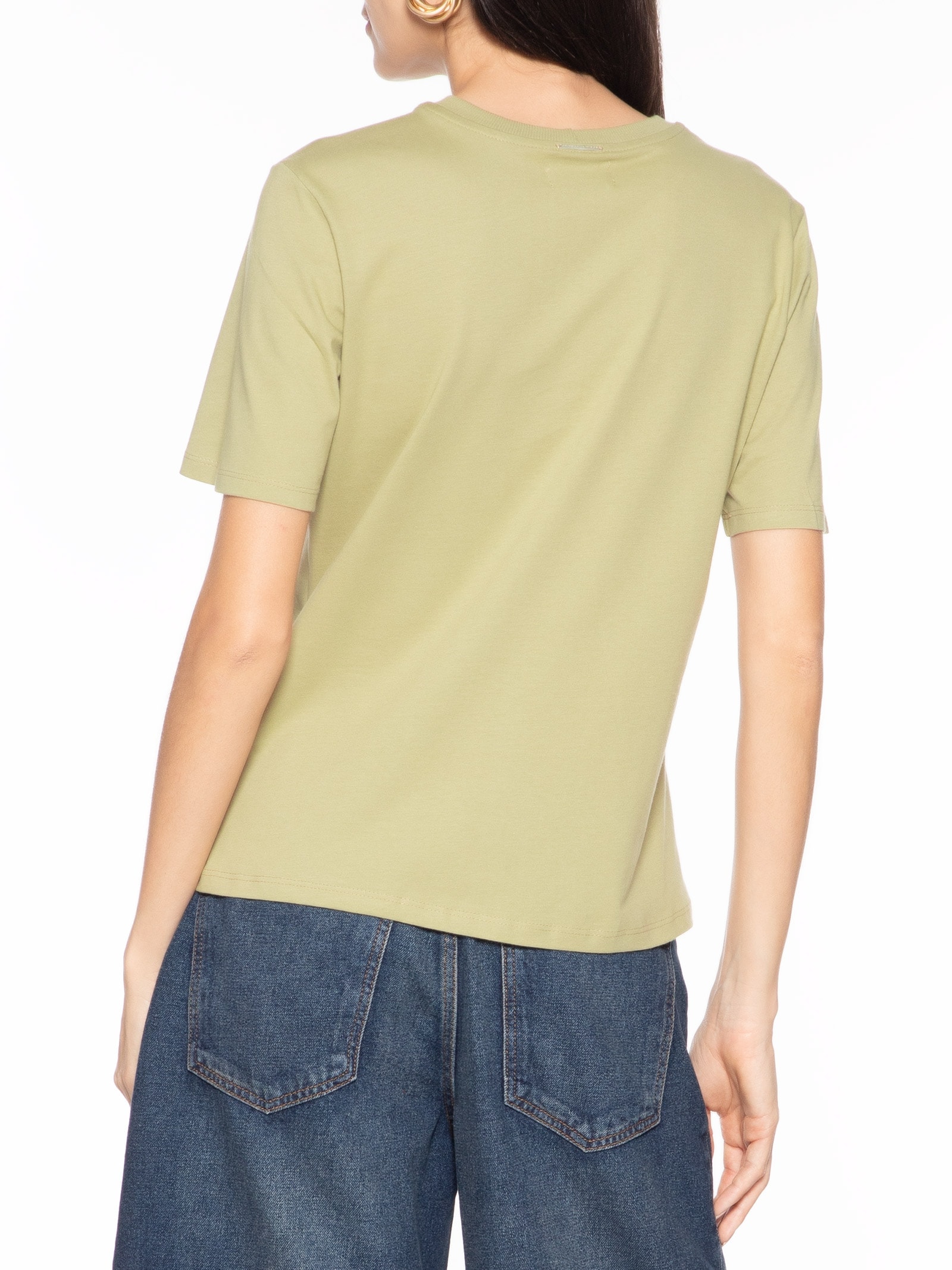Camiseta Feminina Regular Verde My Favorite