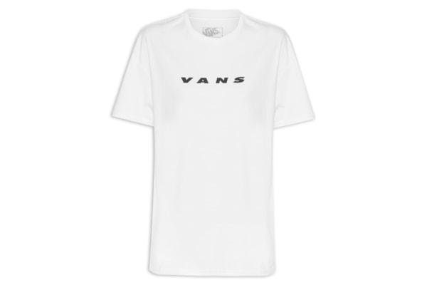 Camiseta Feminina Retro Vans OS SS - Branco