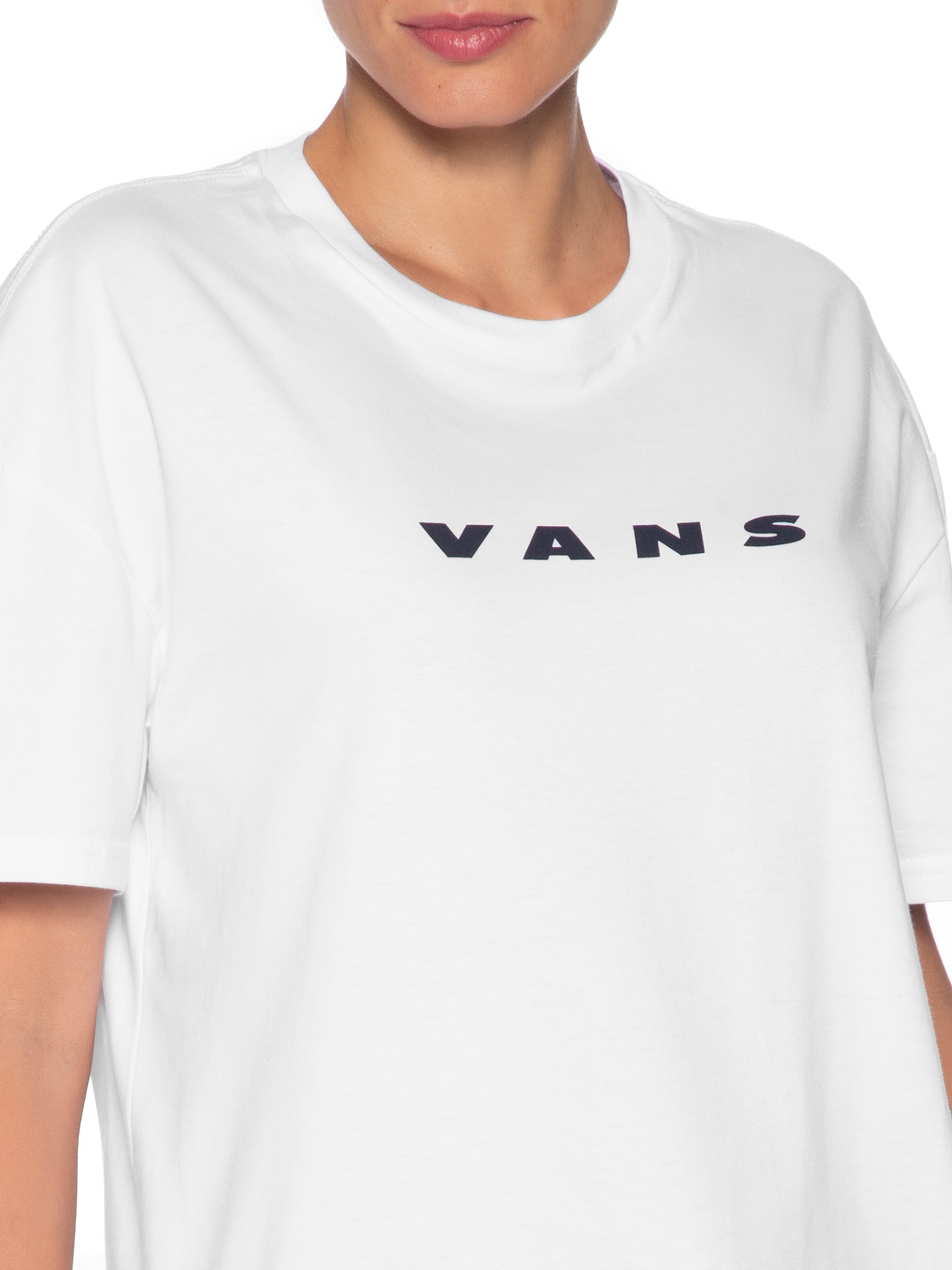 Camiseta Feminina Retro Vans OS SS Branco Vans
