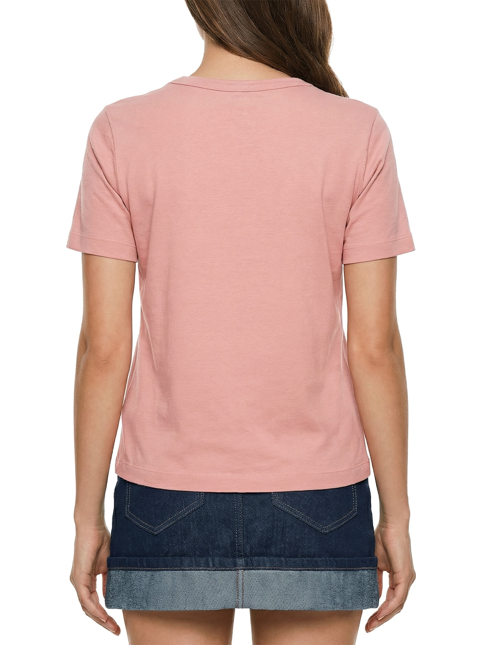 Camiseta Feminina Rosa Colcci
