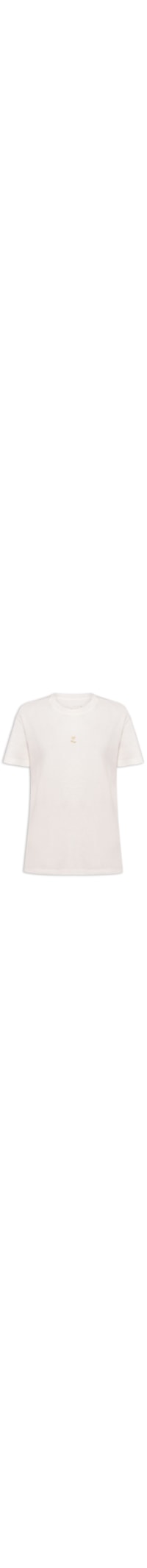 Camiseta Feminina Rosa Gold - Branco