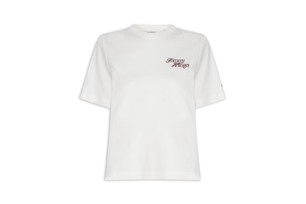 Camiseta Feminina Rugby Stp C-Nk - Branco