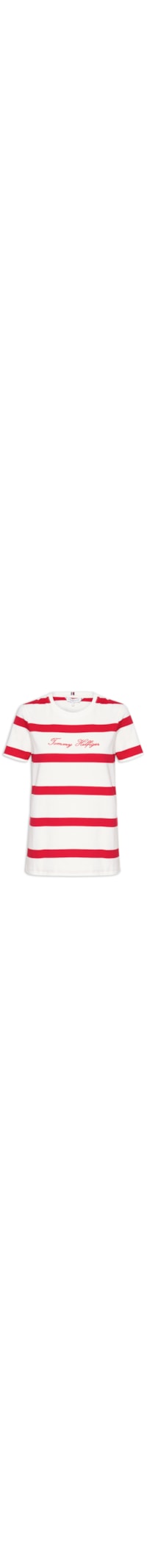 Camiseta Feminina Script Reg - Vermelho