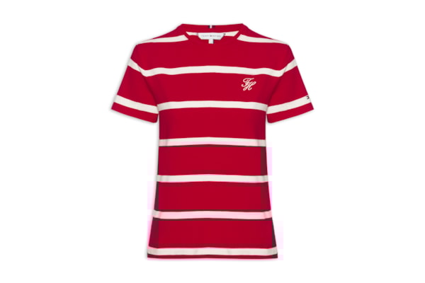 Camiseta Feminina Script Reg - Vermelho