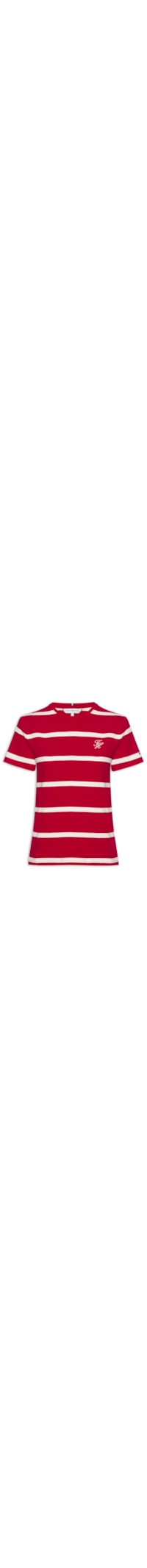 Camiseta Feminina Script Reg - Vermelho