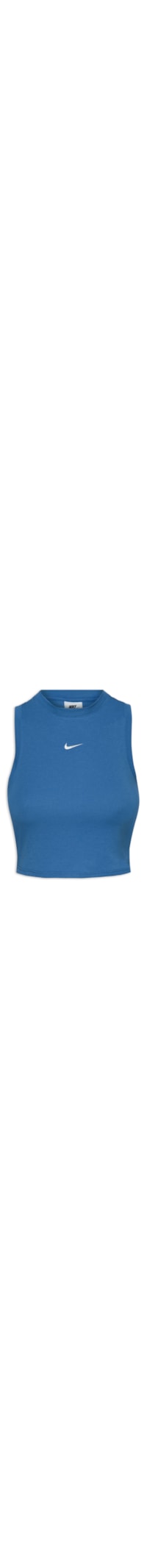 Camiseta Feminina Sem Manga Essential - Azul