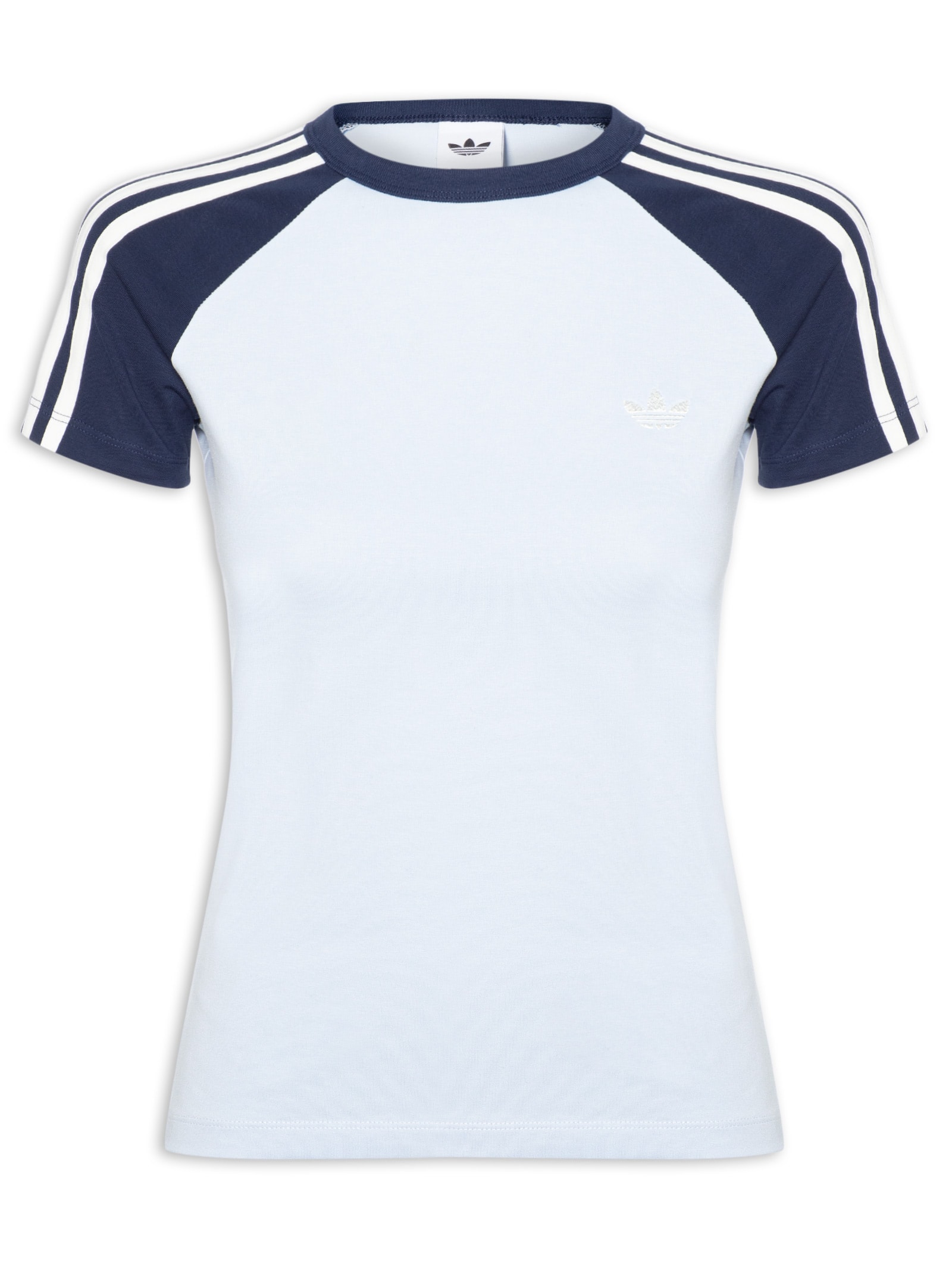 Camiseta Feminina Short Sleeve T Azul Adidas Originals