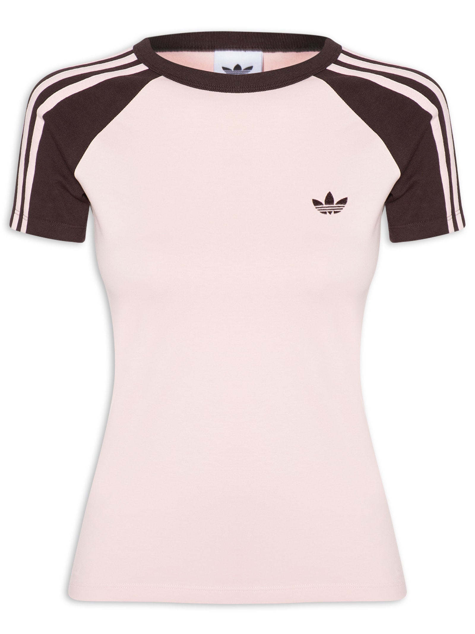 Camiseta Feminina Short Sleeve T Rosa Adidas Originals