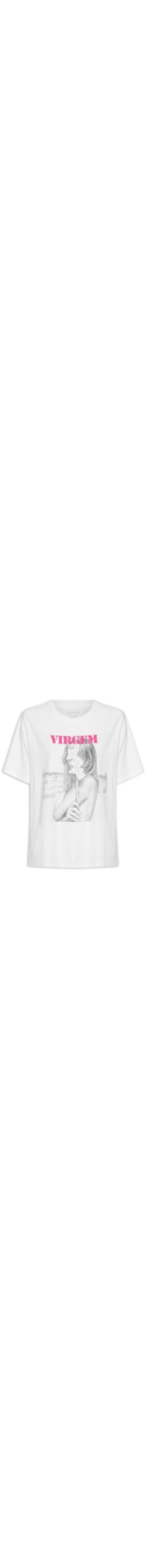 Camiseta Feminina Signo Virgem - Branco
