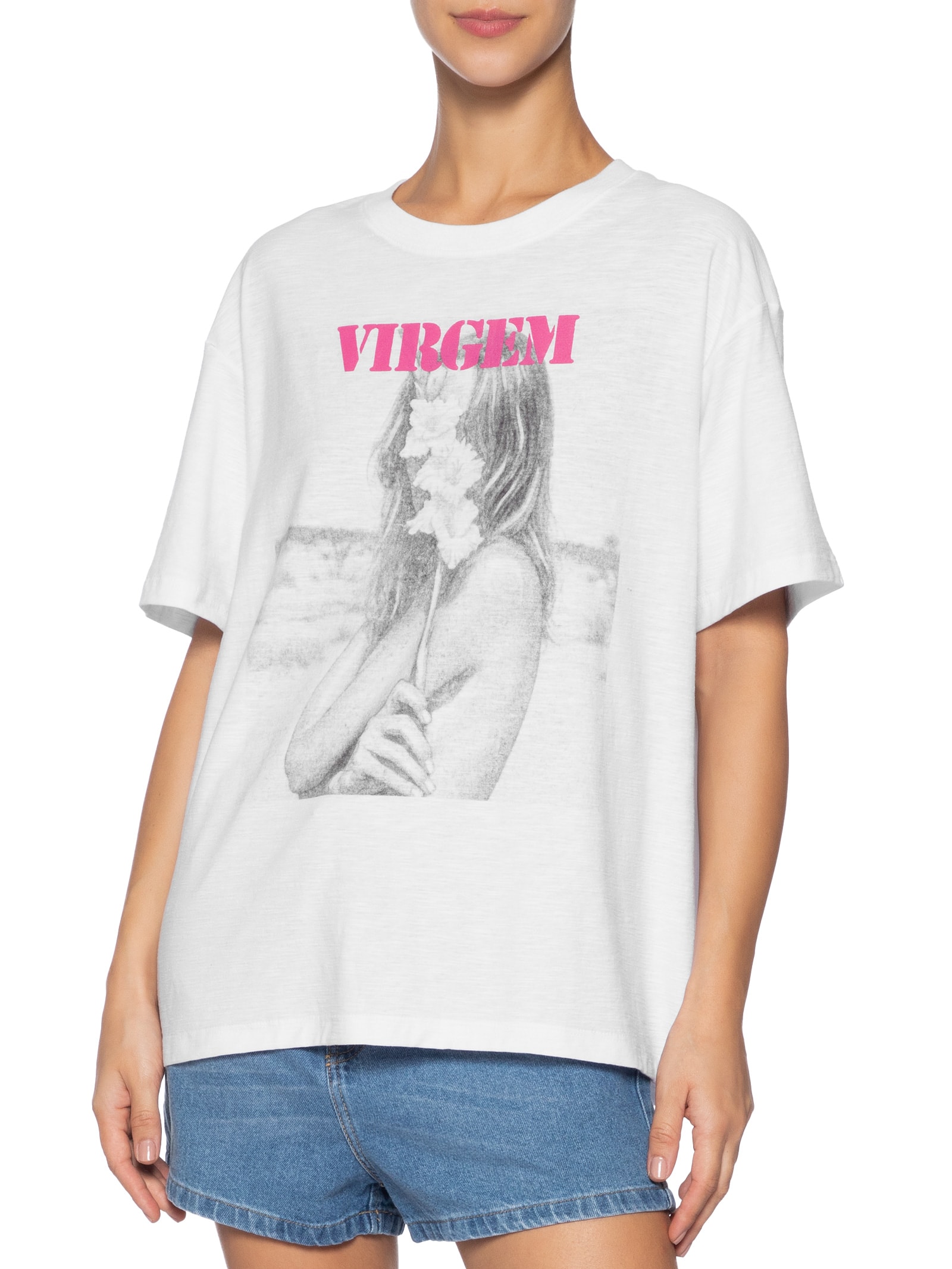 Camiseta Feminina Signo Virgem Branco Maria Filó