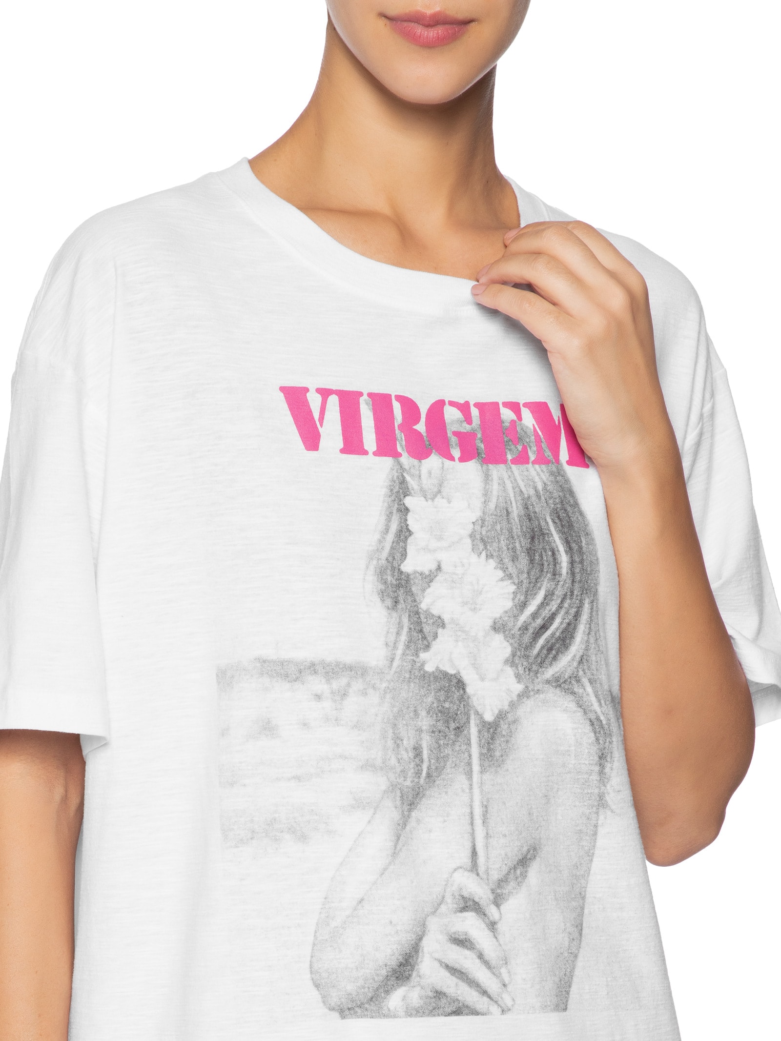 Camiseta Feminina Signo Virgem Branco Maria Filó