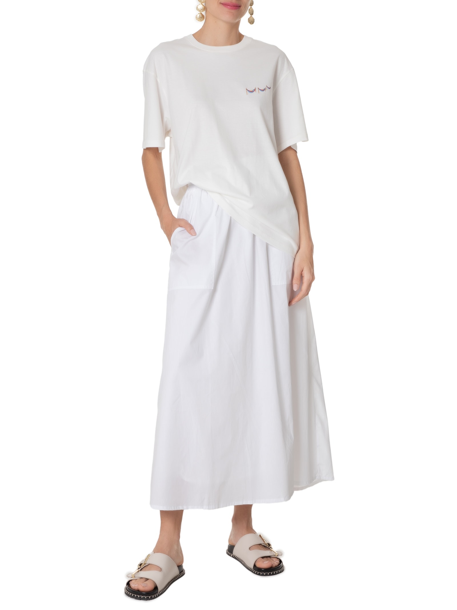 Camiseta Feminina Sil Have A Good Off White Dress To