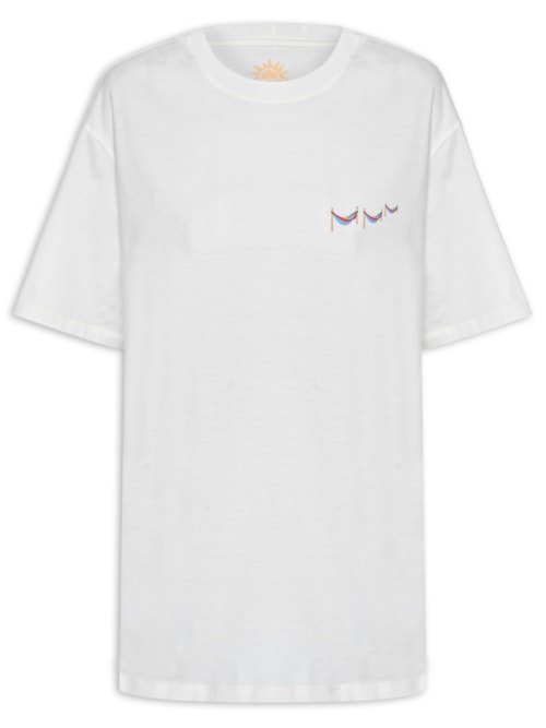 Camiseta Feminina Sil Have A Good - Off White