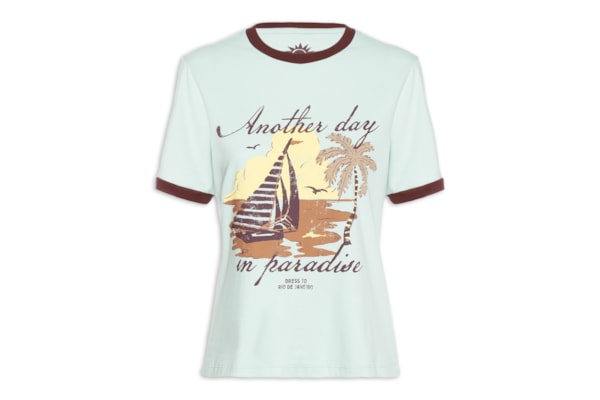 Camiseta Feminina Silk Another Day - Verde