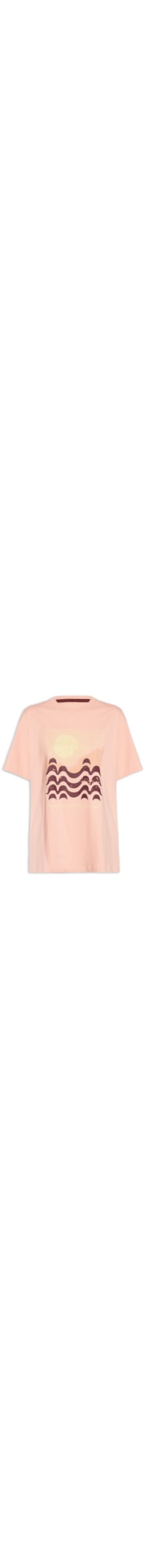 Camiseta Feminina Silk Aqui Sempre Faz Sol – Rosa