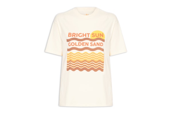 Camiseta Feminina Silk Bright Sun - Amarelo